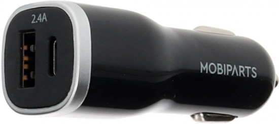 Mobiparts car charger dual usb a en usb c 1
